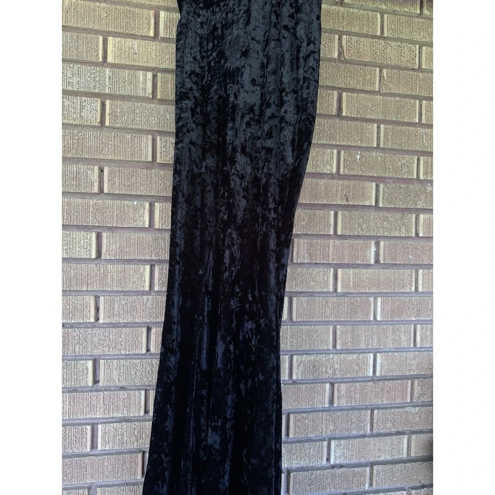 Set 2 Stretch Crushed Velvet Smooth Pajama Pants Leggings Size L/XL Girls Soft - Picture 4 of 13